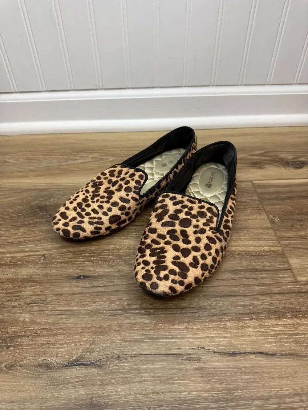 Birdies Leopard Print Flats in Leopard